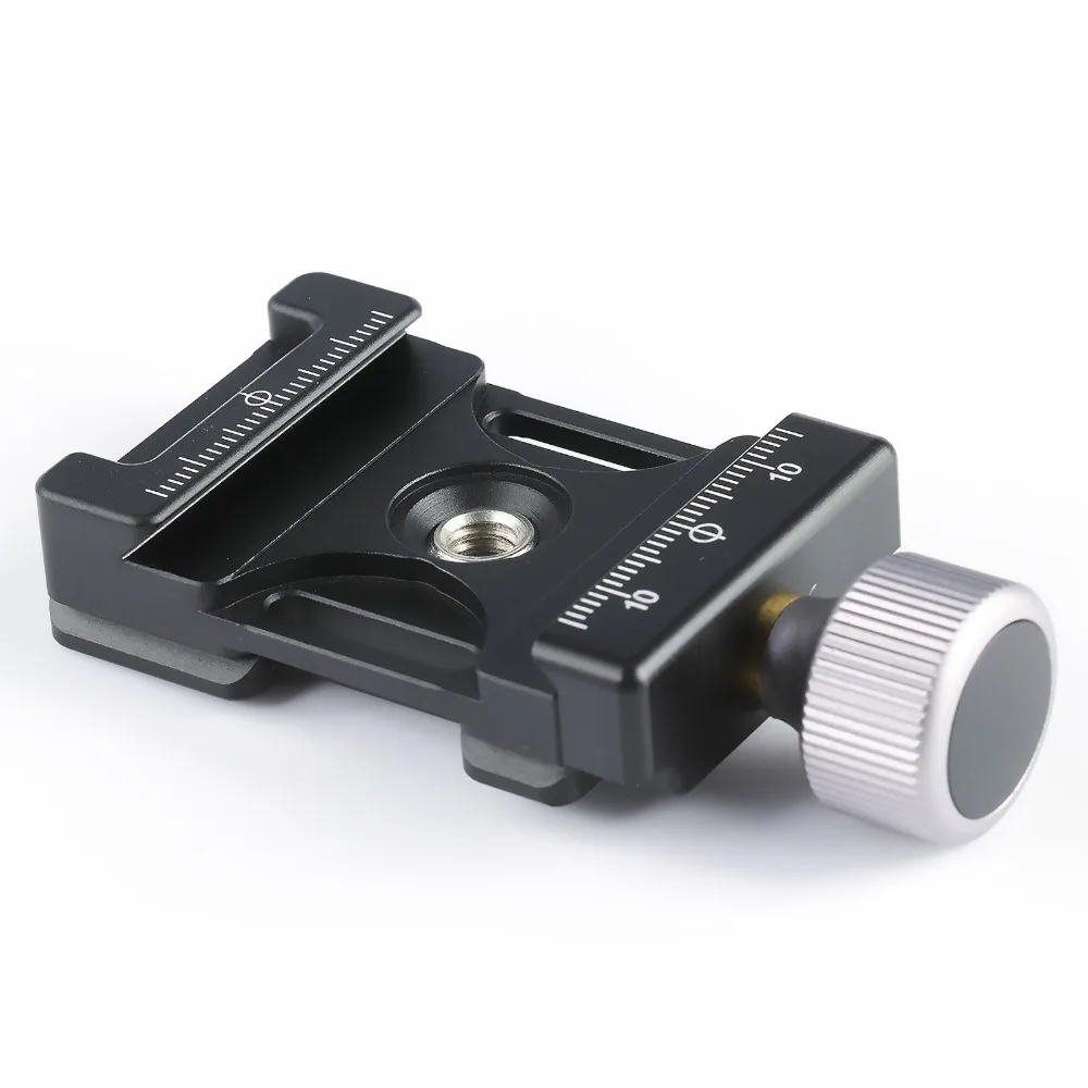 cheap DC 38Q Quick Release Clamp Solid Aluminium With 3 Strap Buckles Compatible With for RRS ARCA SWISS
