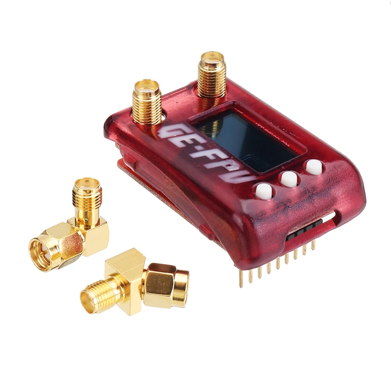 

GE-FPV RX5808 5.8G 40CH Diversity FPV Receiver 2 In 1 Side SMA Female For Fatshark Goggles RC Drone FPV Quadcopter DIY Parts