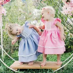 Одежда для малышей, платье, милая одежда для малышей, платье принцессы для малышей, летние короткие платья без рукавов для девочек