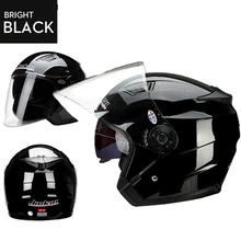 JieKai doppia lente del motociclo casco unisex bici bicicletta scooter elettrico caschi moto caschi casco del motociclo