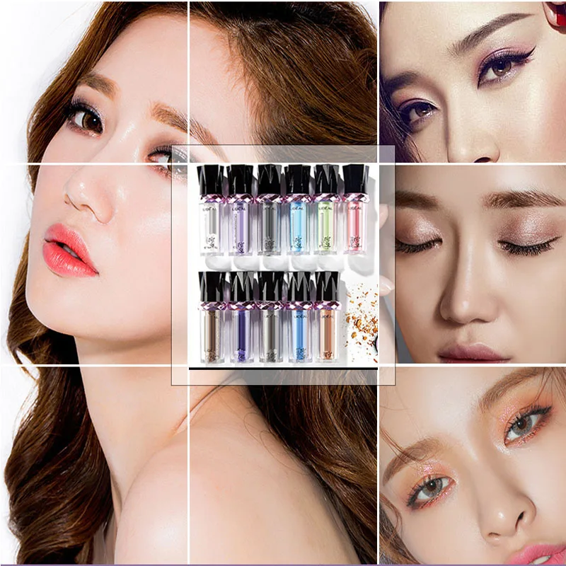Single Roller Color Eyeshadow palette Glitter Pigment Loose Powder Eye Shadow Makeup Korea cosmetics naked shimmer pallete