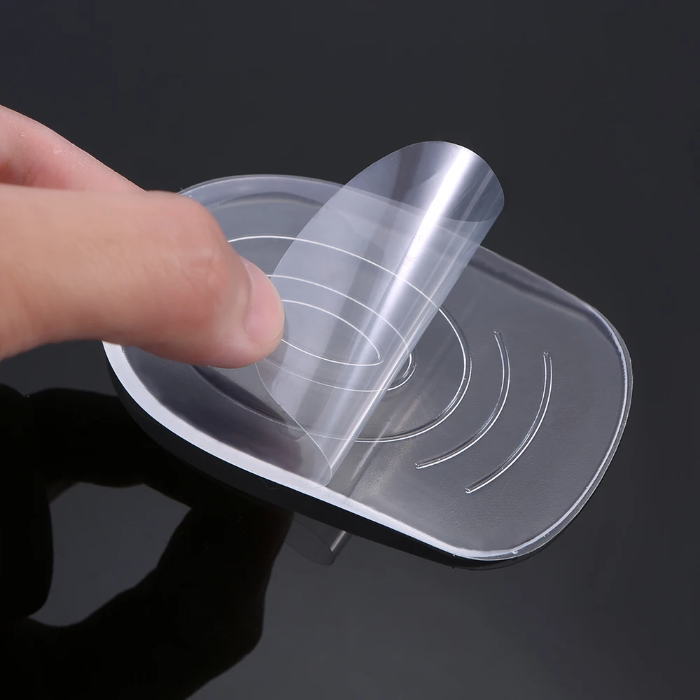 

1 Pair Silicone Heel Insoles Shoe Cushion Pad Transparent Pad Massager Protector High Heel Shoe Elastic Foot Care Anti-slip
