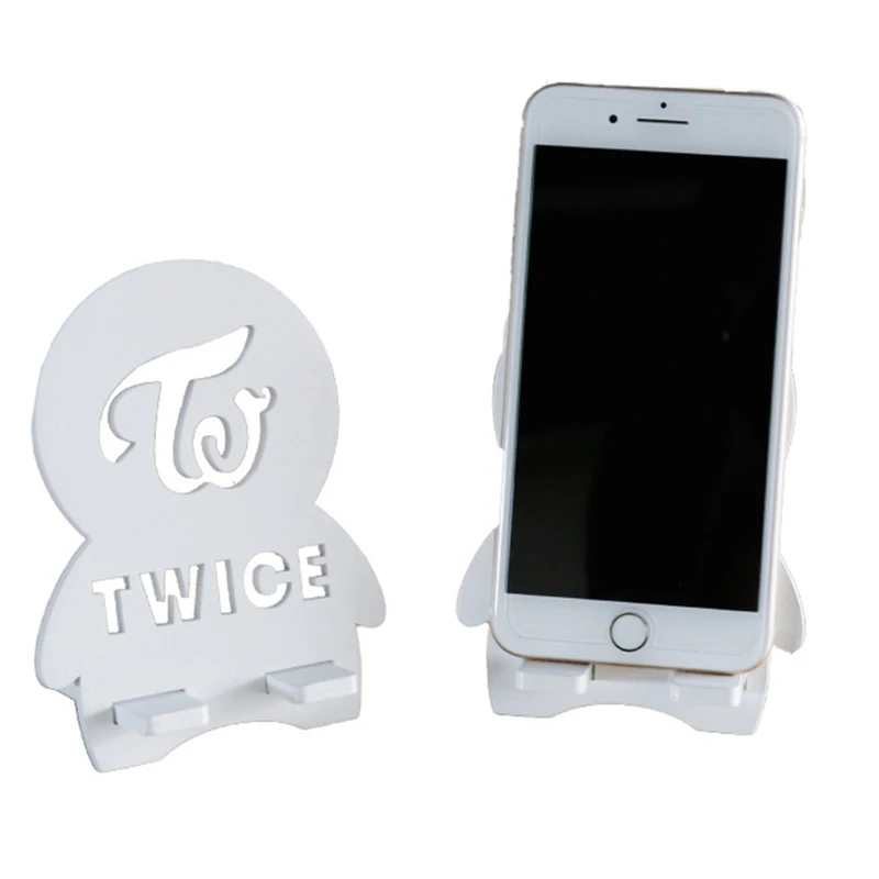

1 Piece Kpop TWICE Wooden Stand Holder Lazy Desktop Folding Universal Mobile Phone Stent Easy Carry Phone Bracket