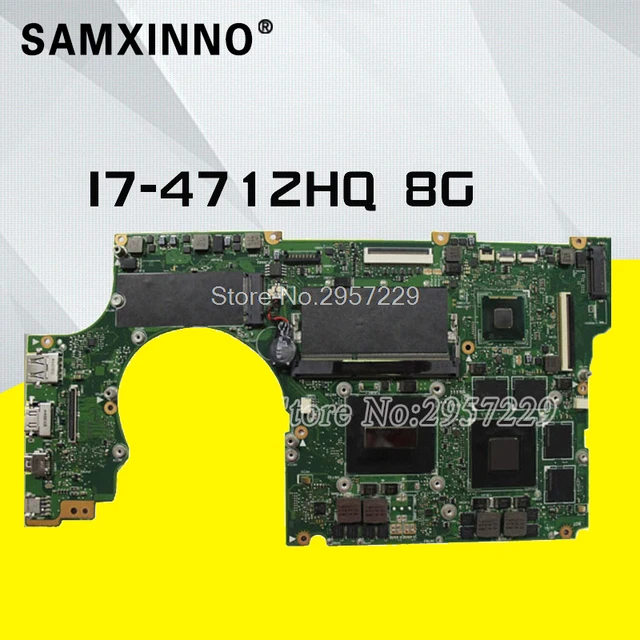 $US $243.46  For Asus NX500 NX500JKA Laptop Motherboard NX500JK REV2.0 Mainboard With i7-4712HQ GT850M 2G Ram 8G