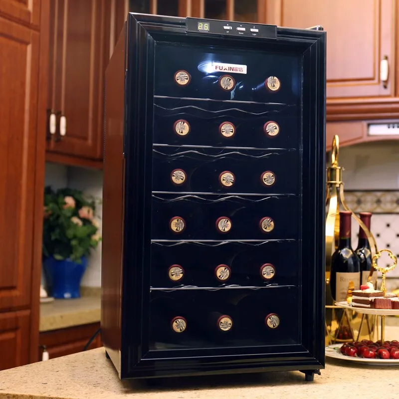 6 слоев большой JC-48BW постоянная температура винный холодильник коммерческий бар винный шкаф домашний маленький чай электронный холодильник