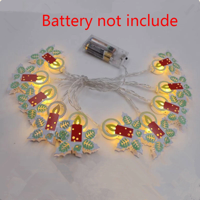 Led String Lights Snowman Christmas Light Painted Bell Elk Candle Home Wedding Decoration Lamp 10Led 1.8M Fairy Holiday Lights Led String Lights Snowman Christmas Light Painted Bell Elk Candle Home Wedding Decoration Lamp 10Led 1.8M Fairy Holiday Lights