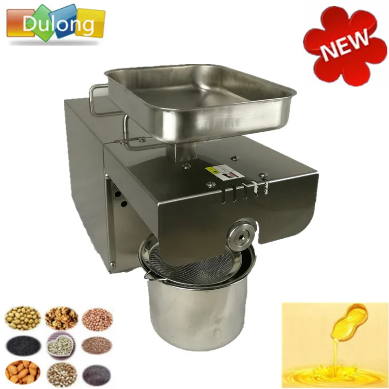 350W Motor oil press machine stainless steel cold press seed oil