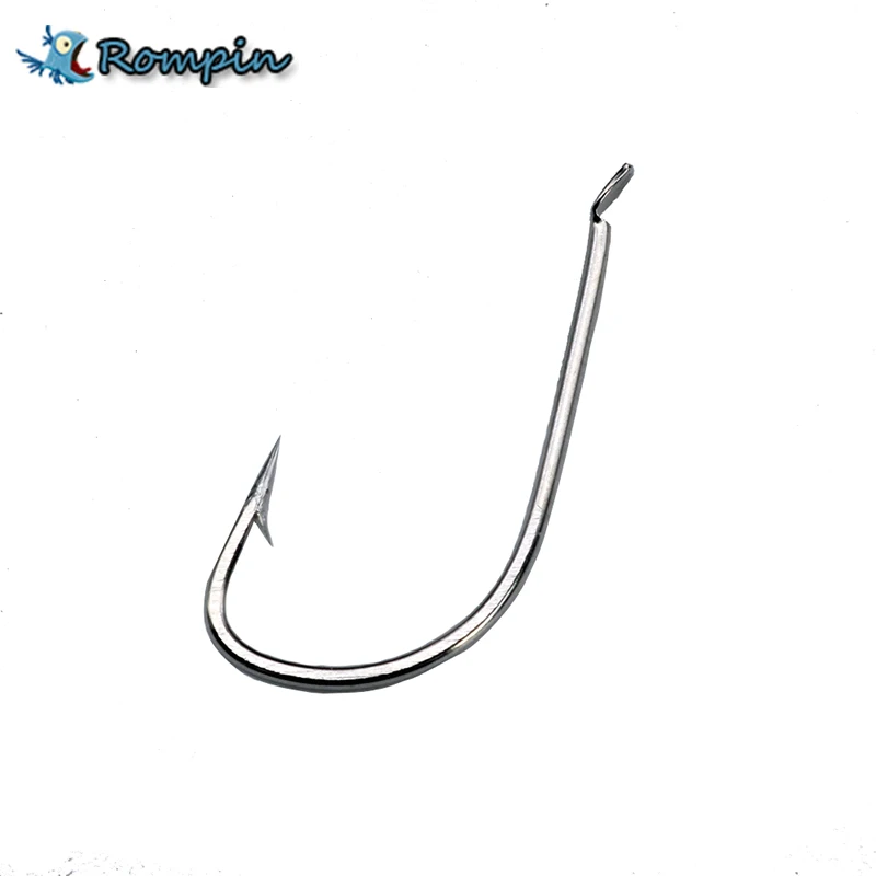 

Rompin 100pcs/box fishing hooks Iseama fishhook size 1#-8# high Qulity Fishing Hook white color Jig Big Hook Treble 264 Hooks