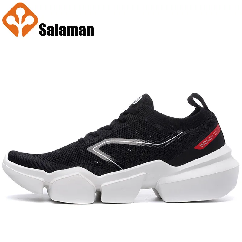 

Salaman Summer 2019 Casual Men's Running Shoes Breathable Mesh Sport Shoes For Men Athletic Walking Fashion Sneakers Man Brand
