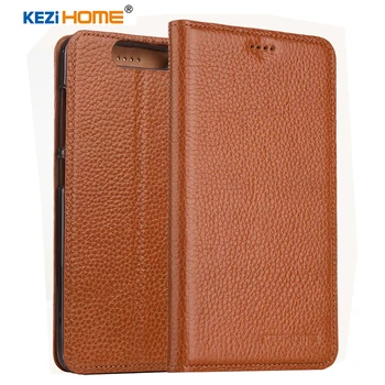 

KEZiHOME for ZTE Blade V8 case Flip genuine leather soft silicon back for ZTE Blade V8 cover