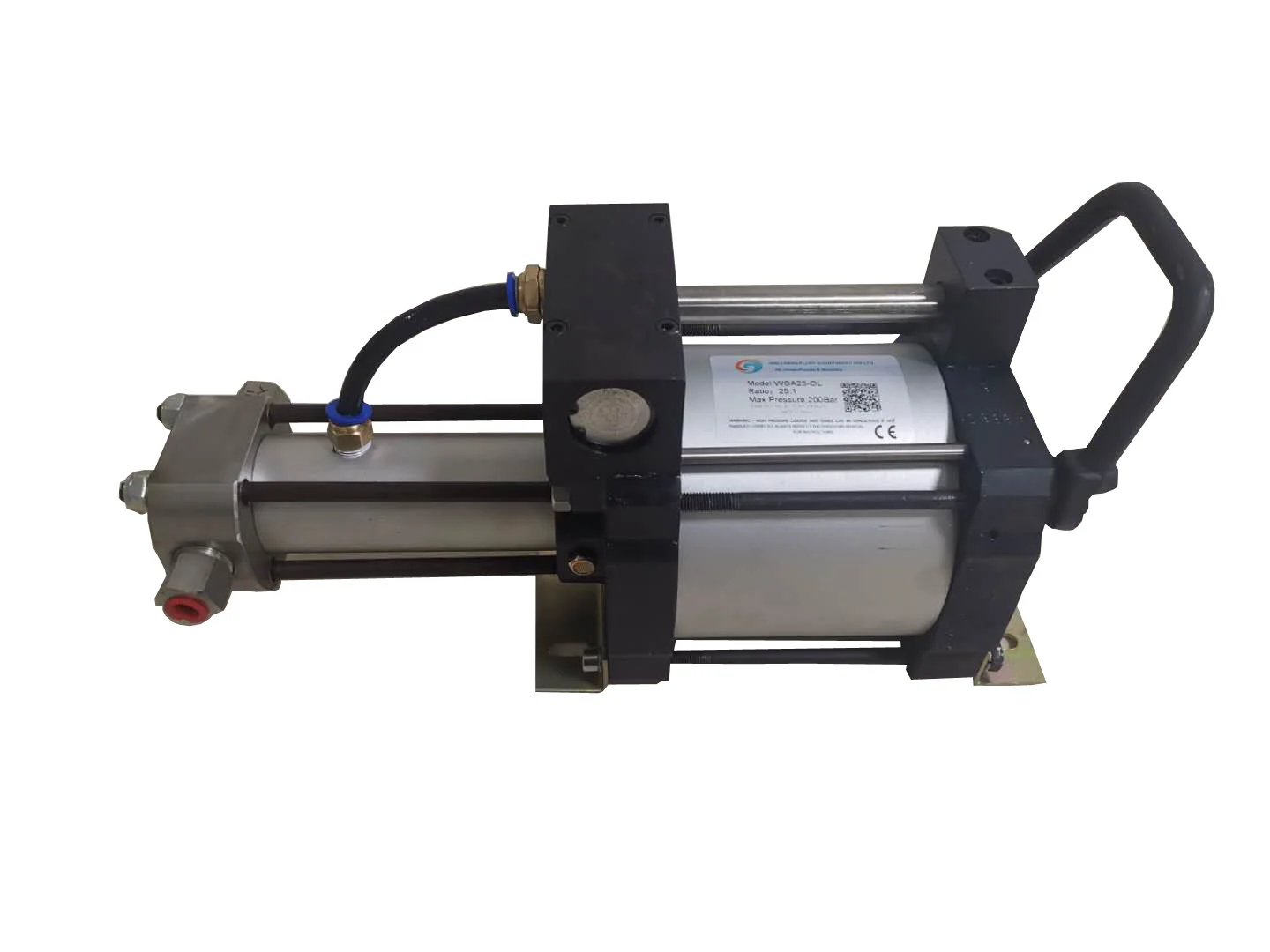 

Free shipping Chepast Model: WSA25 -OL 150-200 Bar small portable air driven oxygen booster pump for filling tanks