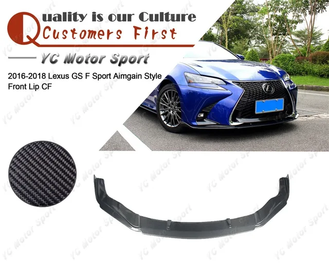 Car Accessories Carbon Fiber Aimgain Style Front Lip Fit For 2016 2018 Lexus Gs F Car Accessories Carbon Fiber Aimgain Style Front Lip Fit For 2016 2018 Lexus Gs F