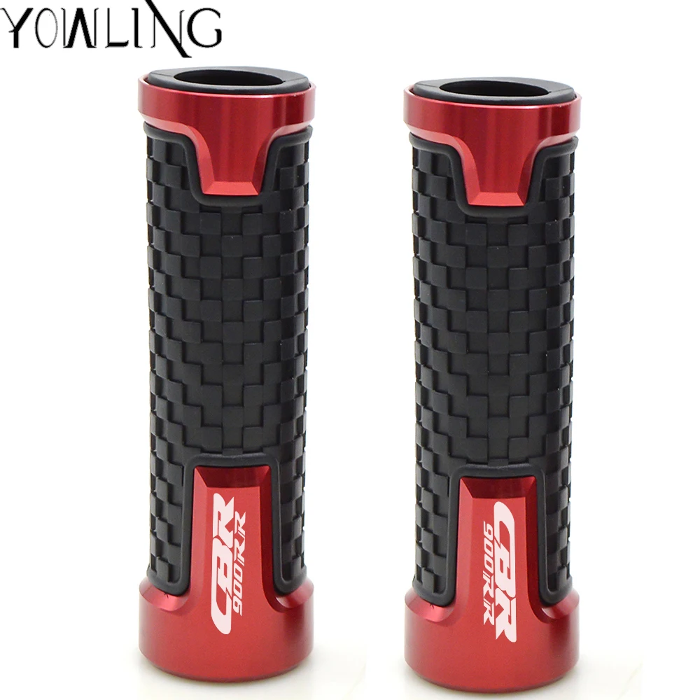 

FOR HONDA CBR900RR CBR 900RR 2003 2004 2005 2006 2007 2008 2009 7/8" Motorcycle CNC Rubber Handlebar Hand Grips Bar End Gel Grip