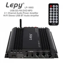 LP-168S 45WX2 Hi-Fi стерео USB Bluetooth автомобильный аудио усилитель поддержка EDR Bluetooth 2,1 канал с пультом дистанционного управления/адаптер питания