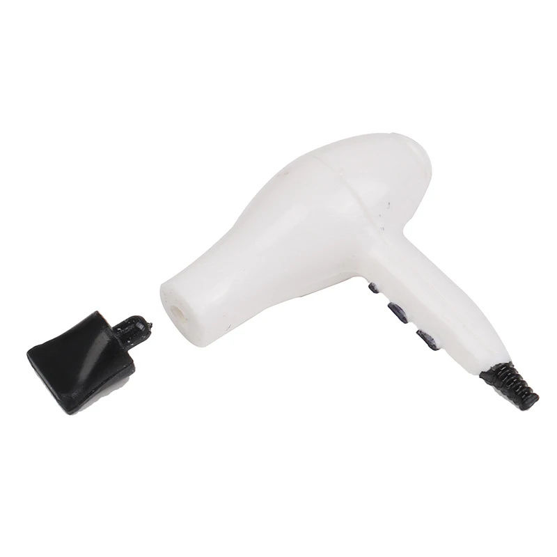 New 1/12 Dollhouse Miniature Comb Hair Dryer Mirror Model Building Kits Kids Toys Practical Bathroom Accessory pretend play toys