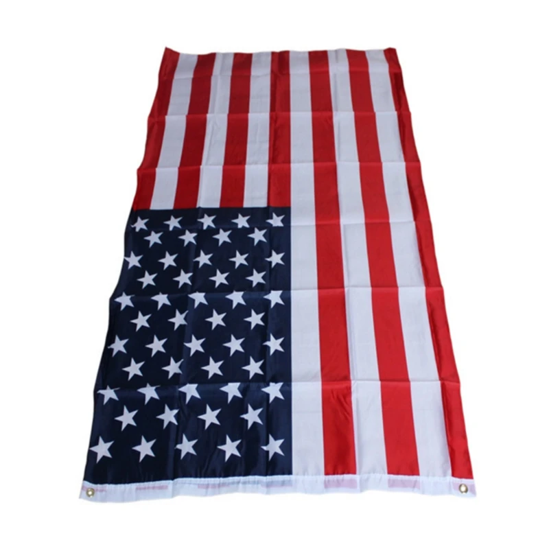 Горячие 90x150 см Американский флаг полиэстер флаг для наружного и внутреннего размещения домашнее украшение флаги США A89