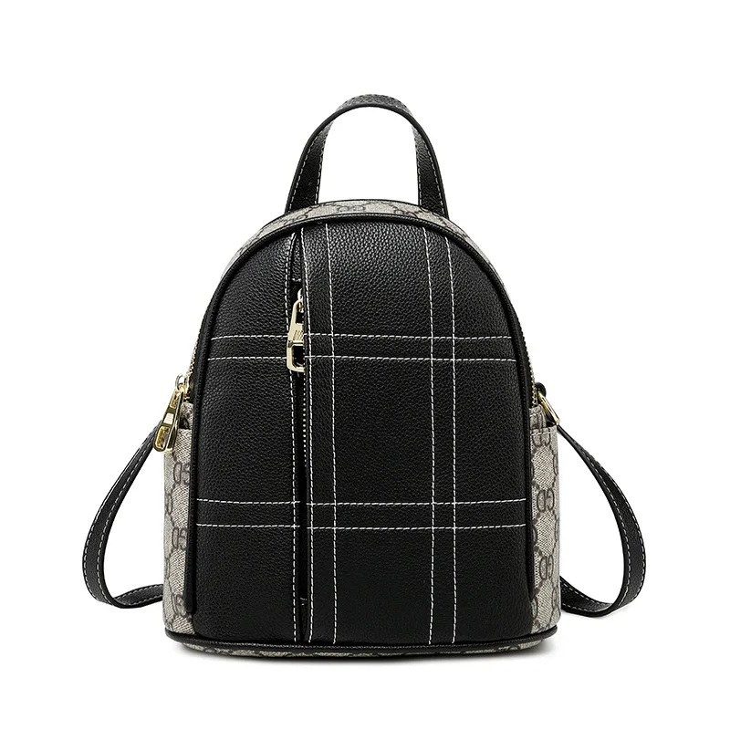 

New fashion casual female leather backpack backpack women small backpack backpack for school Female Casual Multifunction