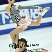 Г. платья для фигурного катания для девочек Модное Новое Брендовое платье Vogue для соревнования в фигурном катании по индивидуальному заказу DR3123