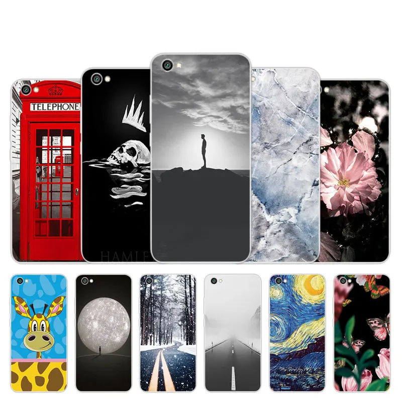 5.5 inch for Xiaomi Redmi Note 5A Cases Soft Silicone Call Box Design Clear TPU Black Matte For | Мобильные телефоны и