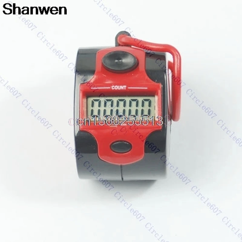 

AIMOMETER Mini Digit Counter Electronic Digital Red 5 Digit Hand Tally Counter