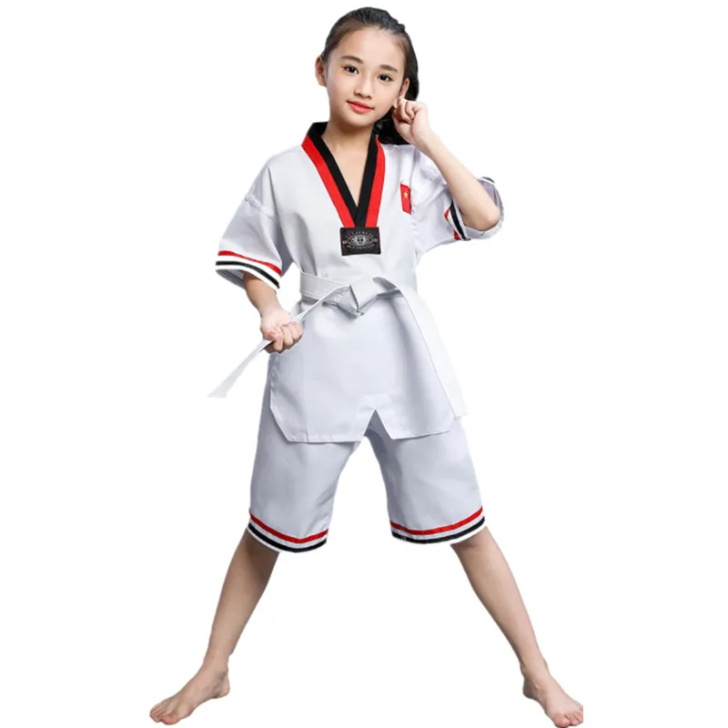 d Judo Karate Size 8,9 Belt 2/" inch Embroidered Black TKD Tae Kwon Do