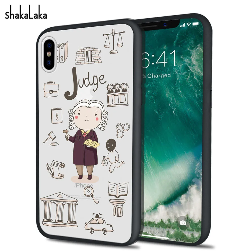 New arrival Cartoon Cute Judge Fair Design Phone Case for