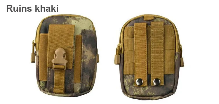 Outdoor Camping Climbing Bag Tactical Military Molle Hip Waist Belt Wallet Pouch Purse Phone Case for iPhone 7 for Samsung 30