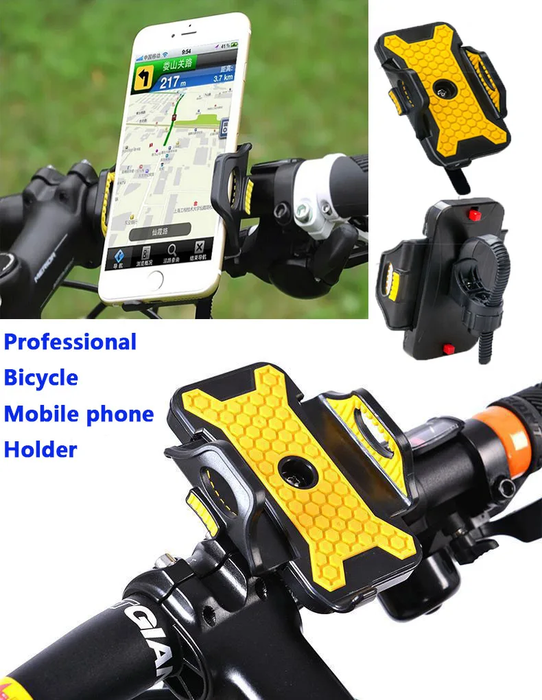 Universal Bike Bicycle Handlebar Stand Mount Holder For Mobile Cell Phone GPS
