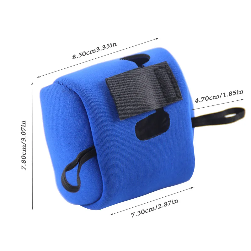 

7.8*8.5*7.3 cm Neoprene Fishing Reel Bag Protective Cover Spinning Reel Case Sleeve Carp Fishing Bags Fishing Tackle Accessory