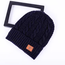 Новинка, модная мужская вязаная шапка унисекс, теплая хлопковая шапка на осень зиму, повседневный дизайн, мягкая Лыжная шапка для мальчиков