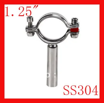

Free shipping 1.25" Stainles steel SS304 pipe hanger tube hanger pipe holder tube clamp 10pcs/lot