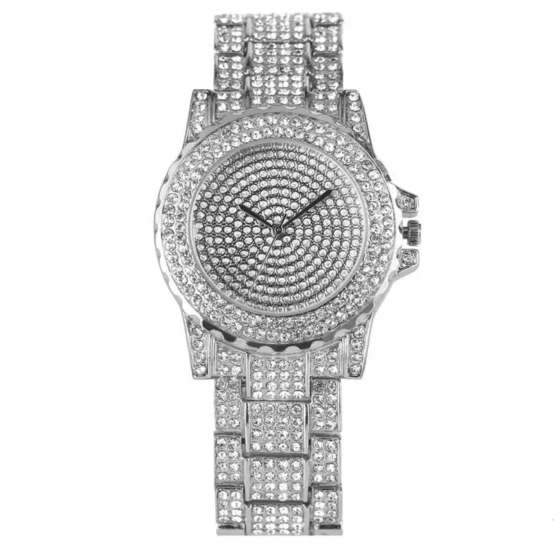 Привлекательный для женщин часы Diamond-encruste кварцевые женские часы наручные часы модные женские подарок reloj mujer relogio feminino - Цвет: W456801