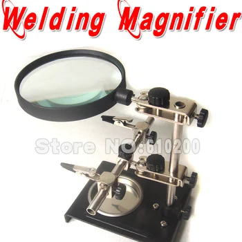 

Free Shipping Electric Iron Welding Auxiliary Tool Magnifying Glass Iron Frame Used For Iphone Motherboard Welding