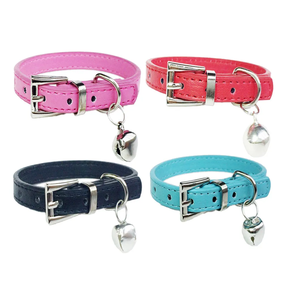 2018 Hot Cute Bell Bell Collar Small Dog Collar Cat Collars Necklace