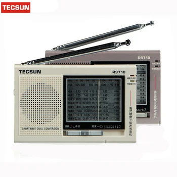 

Retail-Wholesale TECSUN R-9710 Radio FM/MW/SW Radio Multiband Radio Receiver Dual Conversion External Antenna Portable Audio