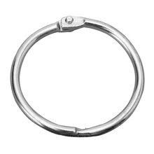 10 шарнирных колец металлические связывающие поделки Сплит петли для скрапбукинга фотоальбом карты 35X30 мм