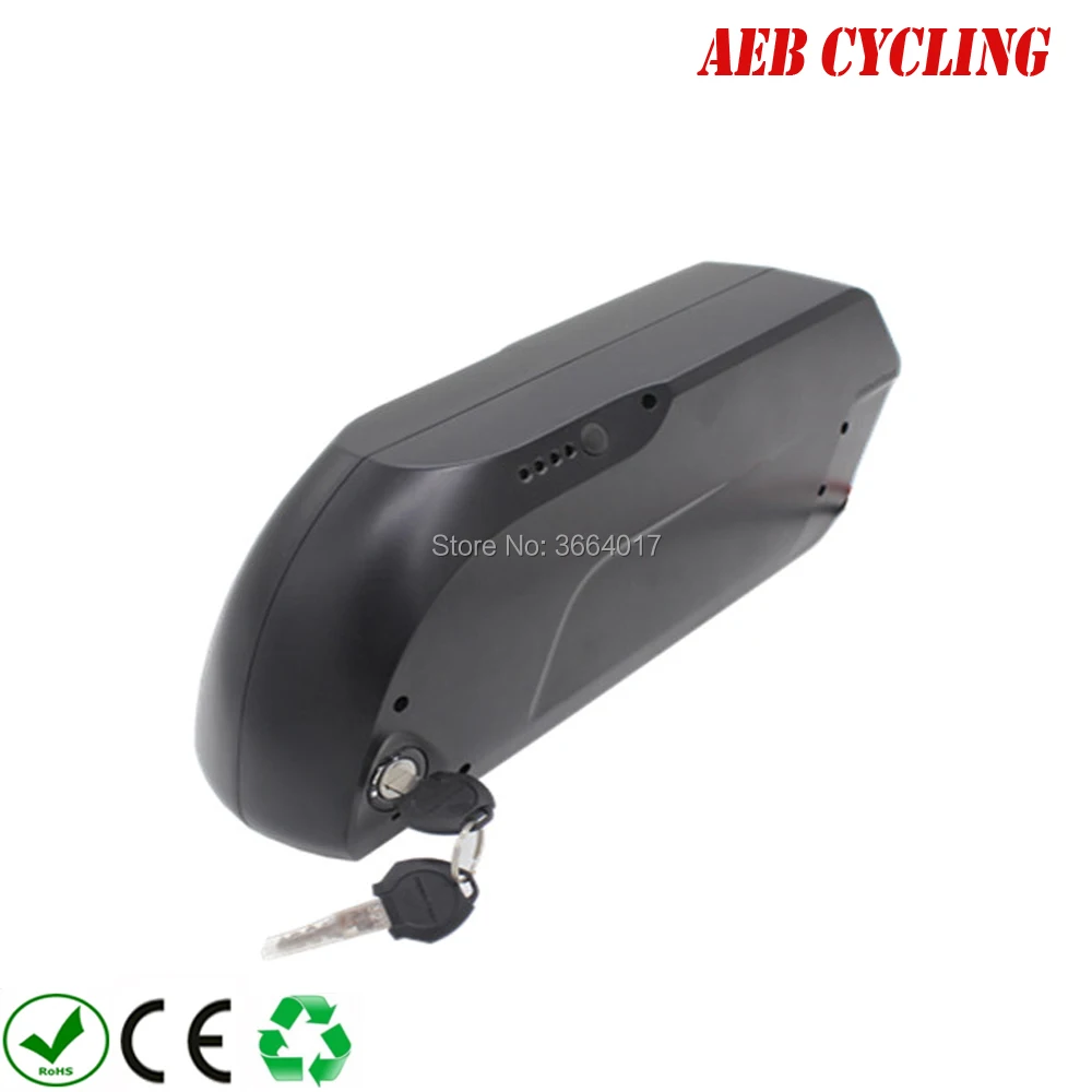 Flash Deal Free shipping Tiger shark down tube ebike battery case 65 Pcs 18650 cells ebike battery shark case for mountain bike 6