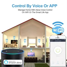 2 шт. WiFi Smart Беспроводной Разъем smart Plug Wi-Fi с поддержкой мини Розетки умная розетка Управление Ваш Электрический дэвов m.16