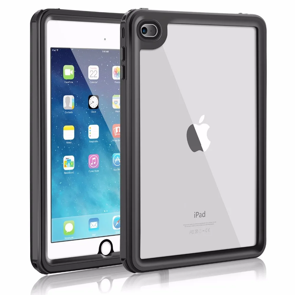 

For iPad Mini 4 Waterproof Case Shockproof Dustproof with Built-in Screen Full-Body Rugged Protective Case for Apple iPad