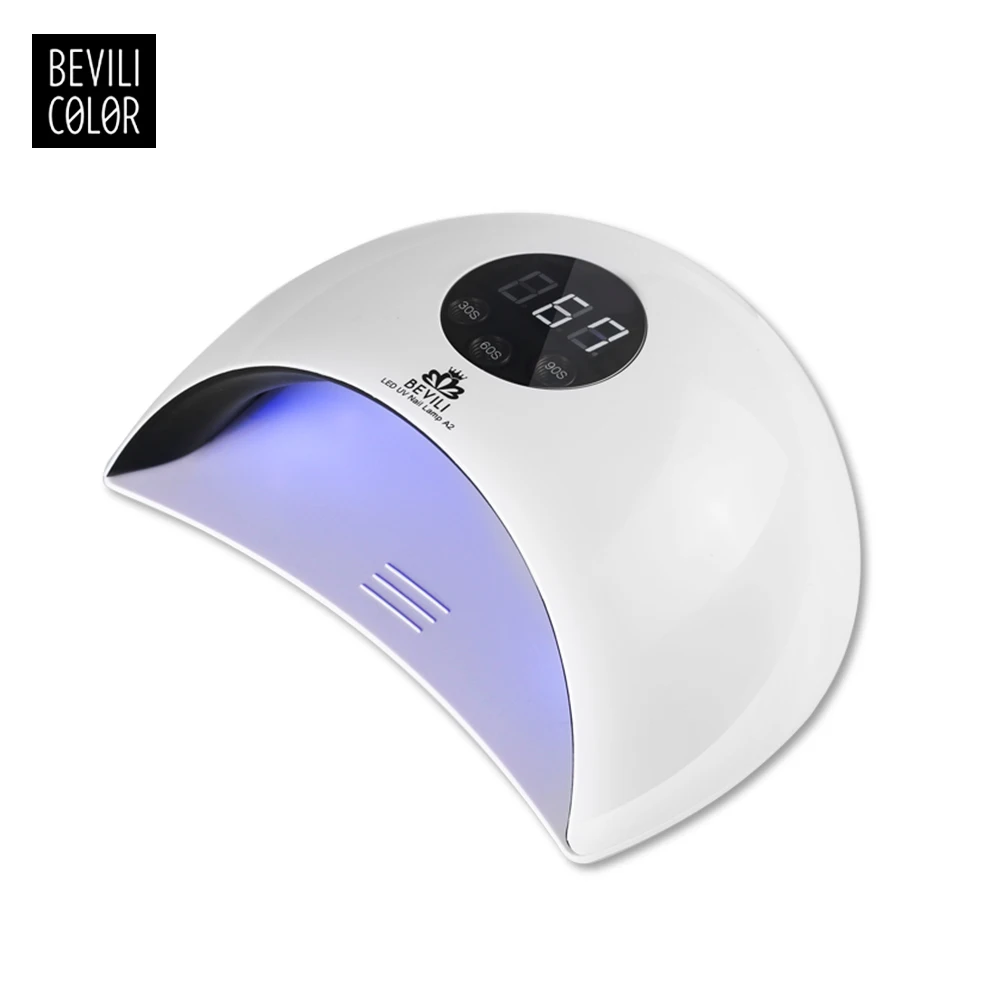 

BEVILI COLOR 24W Nail Dryer UV LED Nail Lamp Gel Polish Curing Light With 30s/60s/90s Timer LCD Display Lamp for Nails Dryer
