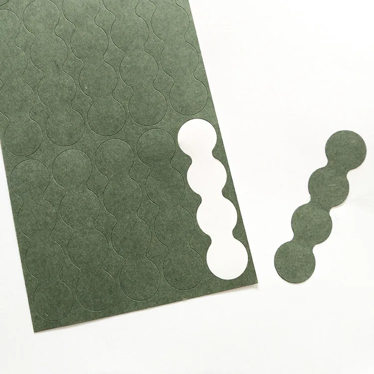 Junta de Isolamento Especial de Isolamento de Papel Adesivo de Papel 18650 das Montanhas de Papel Seção Pacote Verde 4 pa