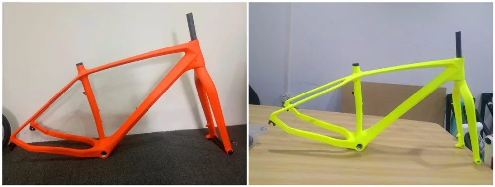 Best 2019 carbon fat bike frame with fork 26er max 5.0 tires carbon snow bike frameset carbon fat bike frame+fork 22