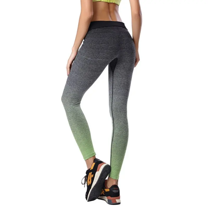 Женские брюки для фитнеса, йоги, спорта, стрейчевые, для спортзала, бега, укороченные, спортивные брюки, леггинсы