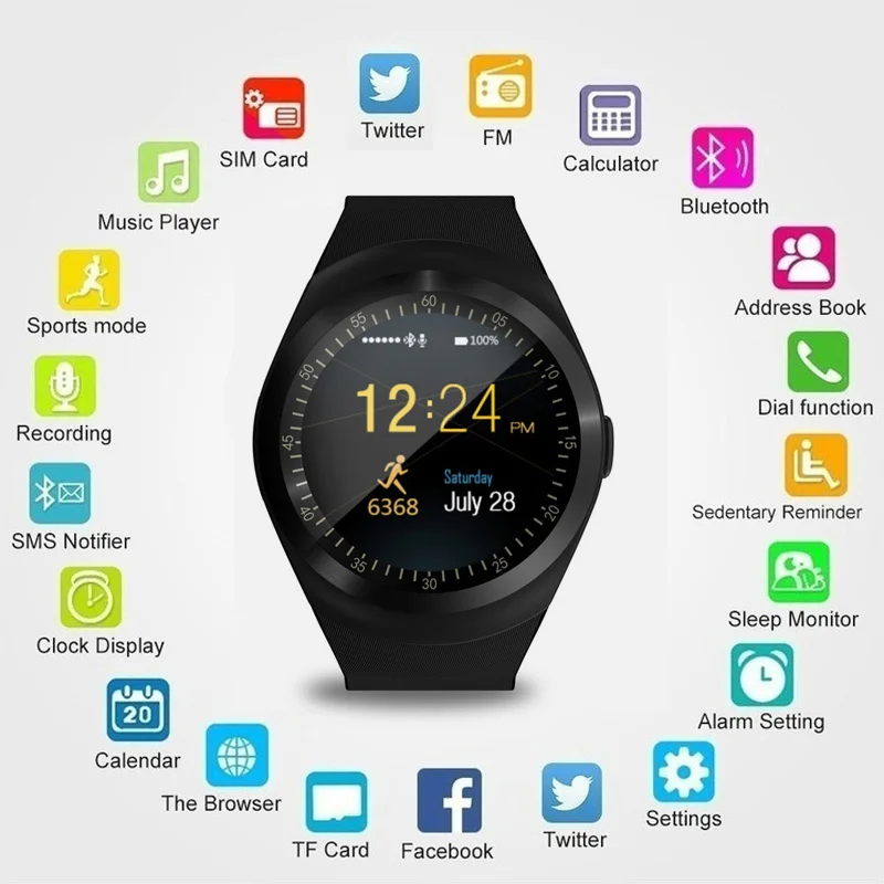 

Wrist Sport Fitness Watch Bracelet Display Sports Tracker Digital LCD Walking Pedometer Run Step Calorie Counter WristBand