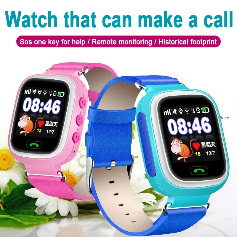 

Q90 GPS Kids Smart Watch Baby Anti-lost Watches SOS Call Location Tracker for Children Safe Watch English