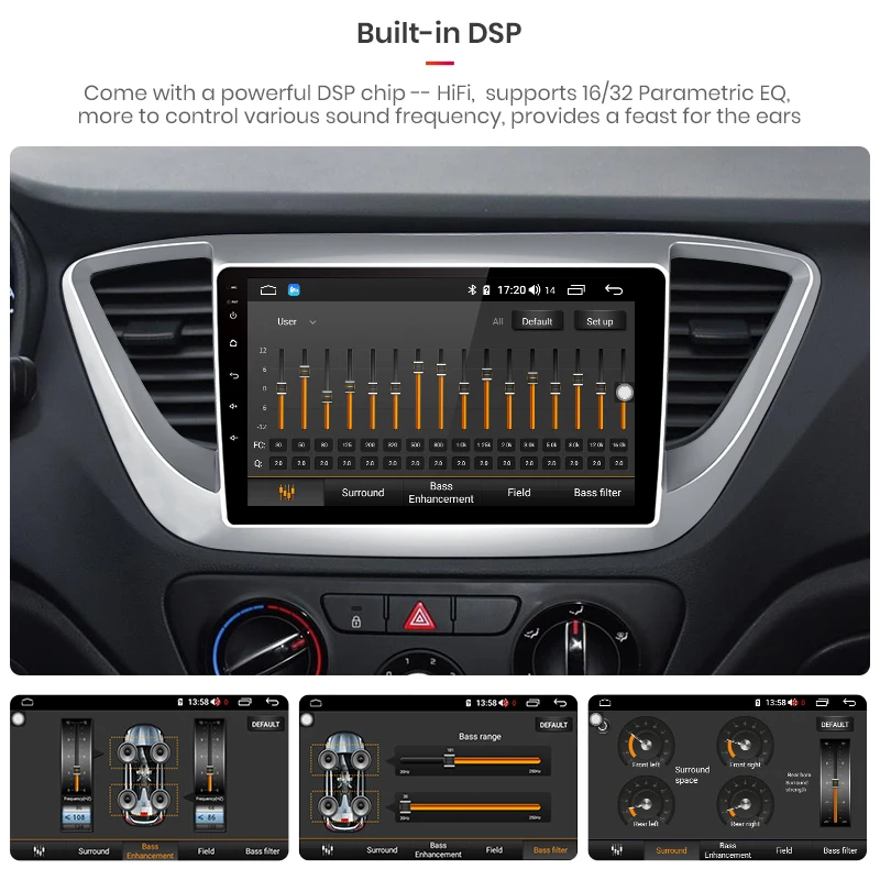 Junsun 4G + 64G CarPlay DSP Android 8 1 автомобильный Радио Мультимедиа Стерео Аудио плеер gps 2 Din