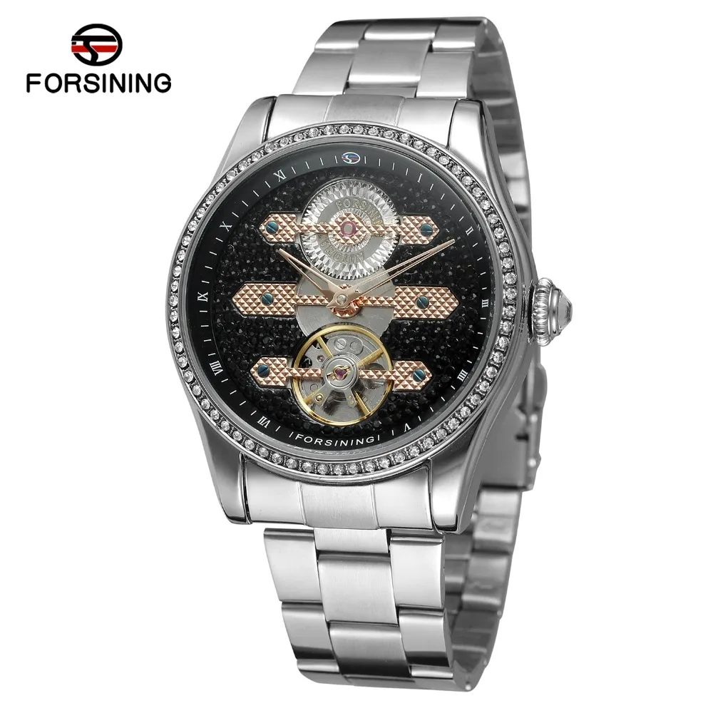 

FORSINING Men's Automatic Self-winding Luxury Brand Stainless Steel Bracelet Analog Mail Outdoor Mechanical Watch FSG9419M4