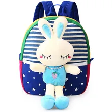 Bolsas de Bebé Conejo De felpa Niñas Mochilas Niños Mochilas Bolsas Escuela Kindergarten Para Niños de Niños de La Taleguilla De La Edad 1-3