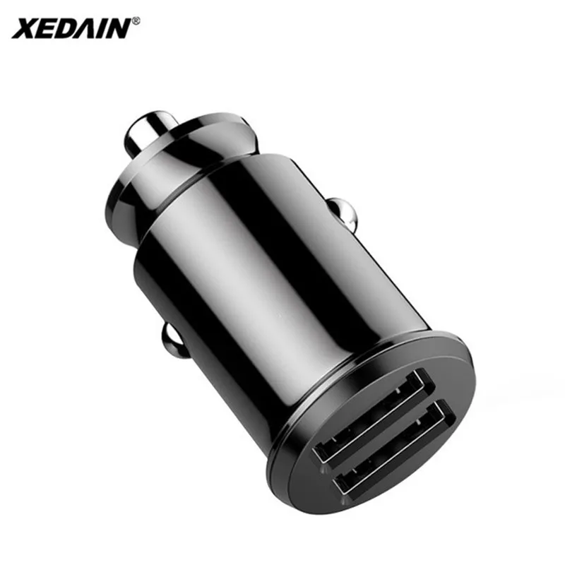 

Mini USB Car Charger Mobile Phone Tablet GPS Adapter Fast Charge Dual 2 Port USB Car Charging for iPhone X Samsung Xiaomi Huawei