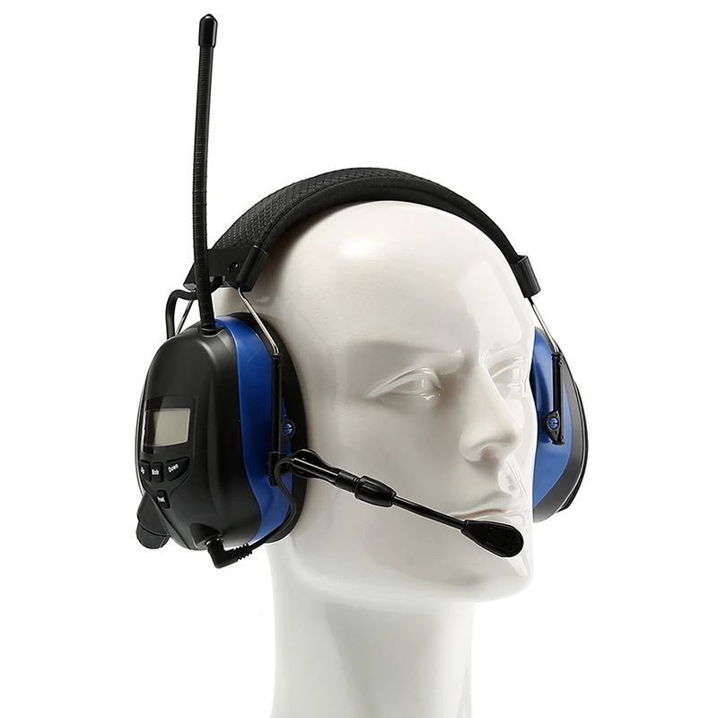 Bluetooth 4.3 Hearing Protector Earmuff with Microphone Noise Reduction Tactical Headset Ear Protection AM/FM Radio Ear Muff Bluetooth 4.3 Hearing Protector Earmuff with Microphone Noise Reduction Tactical Headset Ear Protection AM/FM Radio Ear Muff